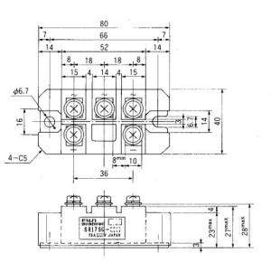 Buy cheap IGBT Power Module 6RI75G-060 POWER DIODE MODULE  FUJITSU IGBT Power Module from wholesalers