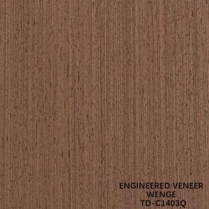 Buy cheap Engineered Wood Veneer Slice Cut Wenge Quarter Grain Good Price For Hotel Decoration 3200mm TD-678Q/1403Q/2238Q from wholesalers