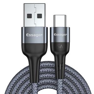 Buy cheap Essager Scud Usb Type C Cable Fast Charging 5A 0.3M 1M 2M for Type C Devices from wholesalers
