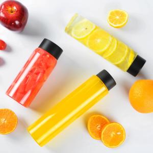 Buy cheap 300ml 500ml Transparent Plastic Disposable Juice Bottles For Beverage from wholesalers