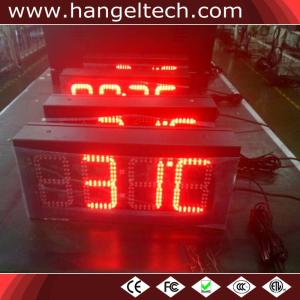 Buy cheap 8 Inches Digits Outdoor Numeric LED Wall Clock from wholesalers