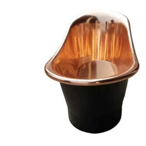 Buy cheap Luxury Freestanding Bathtub Handmade Copper Bath Tarnish Resistant from wholesalers