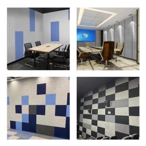 Buy cheap High Density Indoor Wall PET Acoustic Panel For Office Building 2700x1200mm from wholesalers