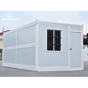 Buy cheap Prefab Foldable Flat Pack Modular Folding Container House Emergency Shelter product