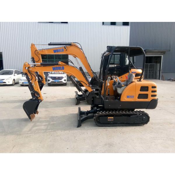 2020mm Minimum Swing Radius Compact Crawler Excavator Construction Solution 0.1 M3