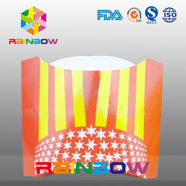 Buy cheap Biodegradable Take Away Disposable Paper Box French Fry Packaging from wholesalers