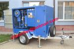 Trailer mounted vacuum transformer oil centrifuging machine, mobile insulation