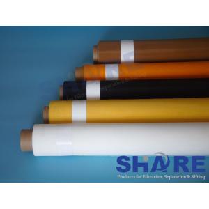 Buy cheap 90T 230 Mesh Polyester Screen Printing Mesh Yellow White Reproducible from wholesalers