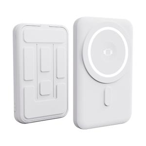 Buy cheap New Product with Bracket Wireless Power Bank Ultra-thin 100000mAh Mini Magnetic Power Bank Suitable for iPhone 12 13 14 from wholesalers