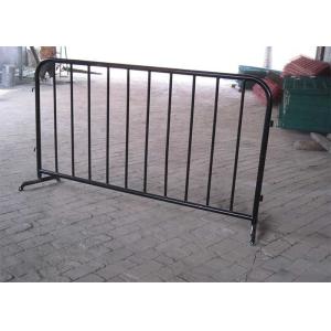 Buy cheap OHSAS 1500mm Portable Crowd Control Barriers Galvanised Pedestrian Barriers from wholesalers