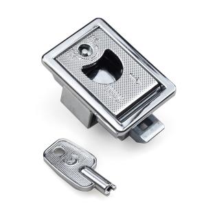 Buy cheap Marine Grade Zinc Alloy Compression Flush Pull Lock Mounted Latch For Horsebox Locker Trailer Silver Hardware from wholesalers