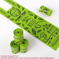 Buy cheap Cornstarch Eco Friendly Biodegradable Poo Waste Bag Dog Poop Bag Compostable product