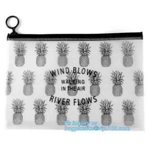 Buy cheap resealable slider k eva plastic promotion bag, Frosted k bag Plastic drawstring frosted Bags With Zipper Sli from wholesalers