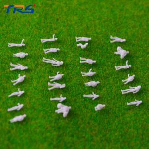 Buy cheap 1:200 architectural scale model ABS plastic 0.8 cm white figures for model train railway layout from wholesalers