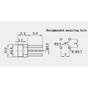 Buy cheap Low Loss SMPM Male PCB Mount RF Plug Connector with Long Legs Microstrip from wholesalers