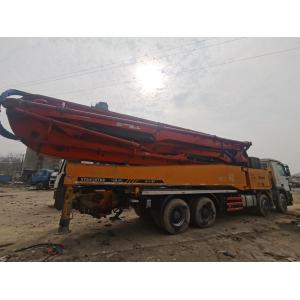 Buy cheap 2014 Used 52m Concrete Pump Truck with 1540 Feeding Height and Semi-Dry Shotcrete from wholesalers