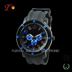 Buy cheap Better quality  cool big face and color customized dial silicone watches men for sport from wholesalers