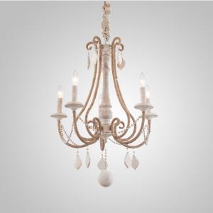 Reclaimed wood and metal chandelier （WH-CI-32)