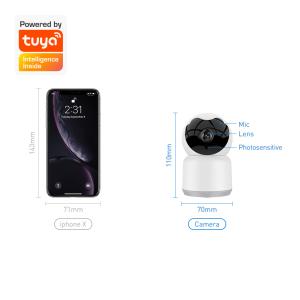 Buy cheap 3mp Hd Two Way Audio Automatic Tracking Remote Control Indoor PTZ Security Camera Smart Wifi Camera from wholesalers