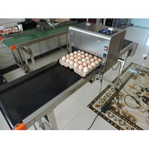 Buy cheap Egg Industry Automatic Batch Code Printing Machine With Thermal Foam Type Nozzle from wholesalers