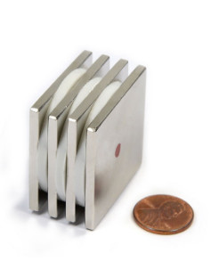 Buy cheap Strong Powerful Neodymium Bar Magnets N52 Grade Square High Coercivity from wholesalers