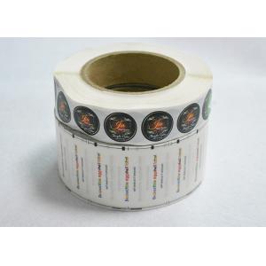 Transparent Self Adhesive Blank Eggshell Stickers Blue Background With Black