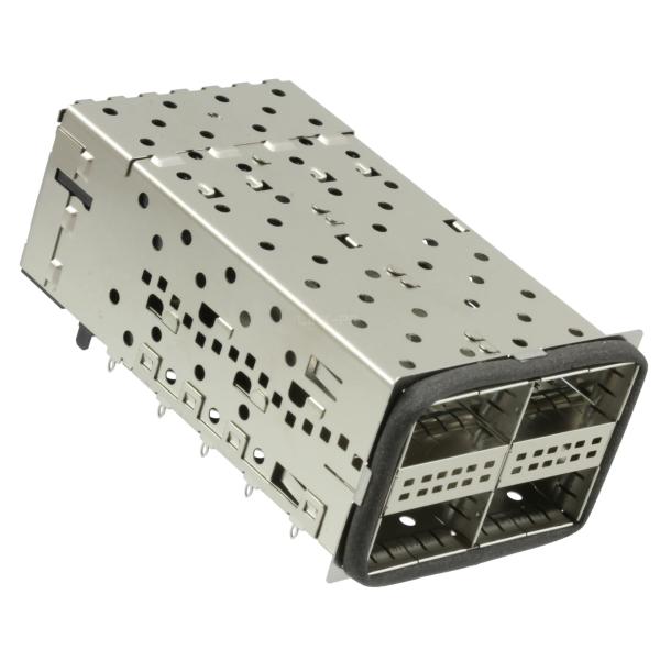 Quality TE 2214574-4 QSFP+ Receptacle with Cage Ganged (2x2) Connector 152 (38 x 4) Position for sale