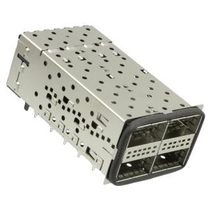 Buy cheap TE 2214574-4 QSFP+ Receptacle with Cage Ganged (2x2) Connector 152 (38 x 4) Position from wholesalers