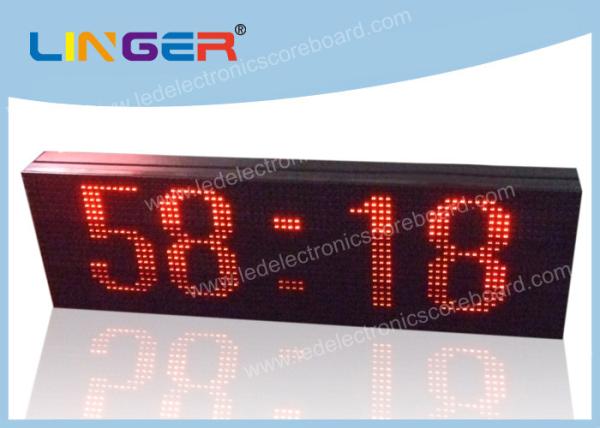 Buy cheap LED Scrolling Message Sign / Electronic Clock Display 2 Years Warranty from wholesalers