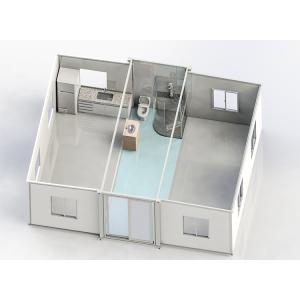 Buy cheap Aluminum Window 20ft Expandable Container House Customization Modular Structure product