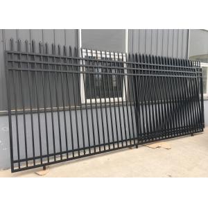Wrought Iron ISO9001 L2400mm Sustainable Wrought Iron Steel Fence