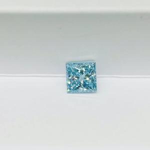 Buy cheap 1.53 Ct Lab Grown Blue Diamonds Princess Cut Loose 10 Mohs from wholesalers