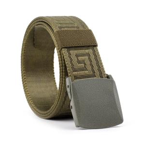 Buy cheap Unisex Plastic Buckle Cotton Canvas Belt 115cm Metal Allergy Protection from wholesalers