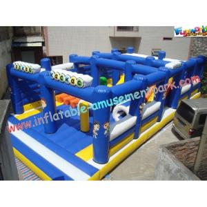 Customized Commercial 0.55mm PVC Tarpaulin Giant Inflatable Amusement Park For