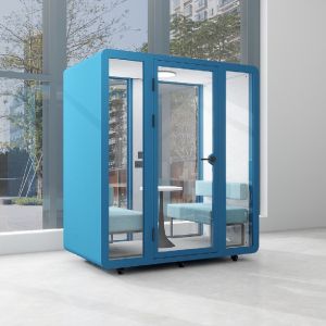 Modular Office Pod with 35dB Sound Insulation 7-layer Acoustic Structure and 5