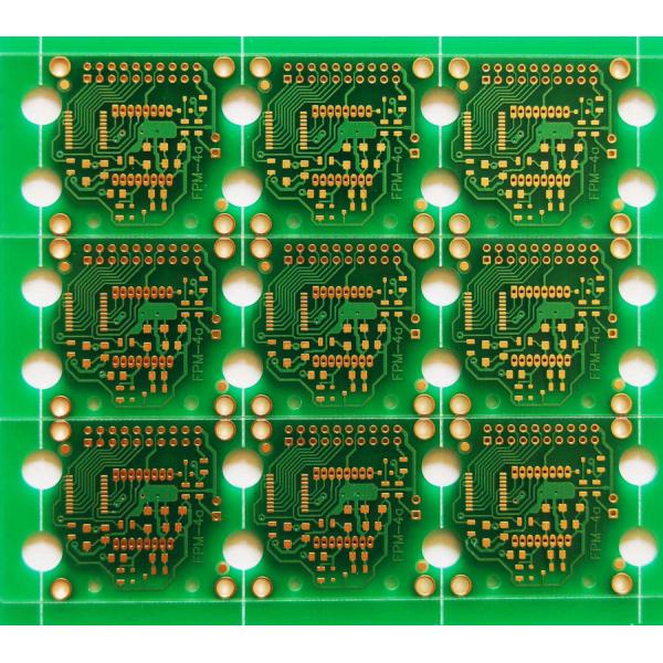 Quality Green soldemask heavey copper pcb , double sided copper clad printed circuit board for sale