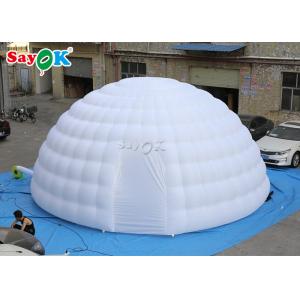 Buy cheap Go Outdoors Air Tent 8m Giant Inflatable Igloo Dome Tent With Air Blower For Exhibitions from wholesalers