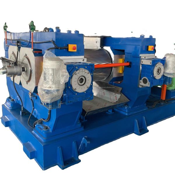 Quality Open Mixing Mill Rubber Crusher Machine with 45kW Power and Durable Gearbox for sale