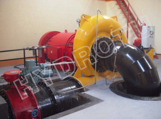 500KW Hydropower project Francis Hydro Turbine , Horizontal Francis Water