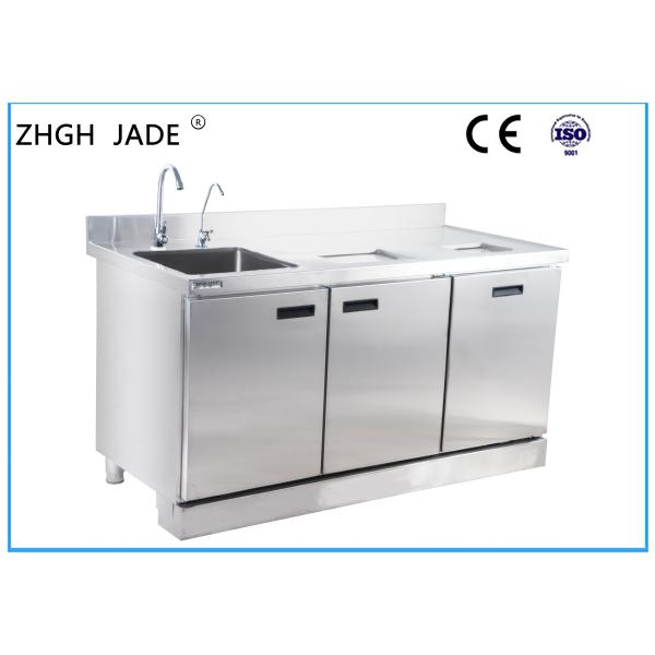 Industrial Stainless Steel Bar Counter Custom Design 1500 * 700 * 800MM