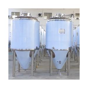 Buy cheap Insulated 1000L Conical Beer Fermenter with Glycol Jacket and Polyurethane Insulation from wholesalers