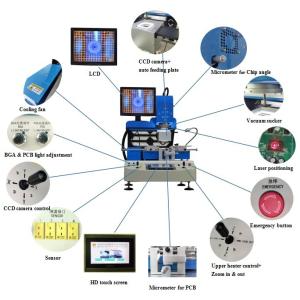 220V 50HZ Laser BGA Reballing Machine Soldering Desoldering With Optical