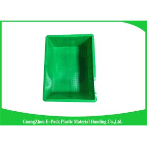 Industrial Small Plastic Stackable Containers , Plastic Moving Containers
