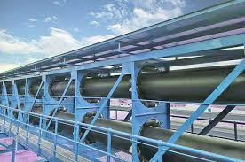 Buy cheap Enclosed Pipe Belt Conveyor Dust-Free Bulk Material Transport for Mining, Cement & Power Plants from wholesalers