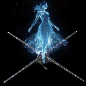 Step Into the Future With 3D Holographic LED Fan 3D Hologram 100cm Hologram