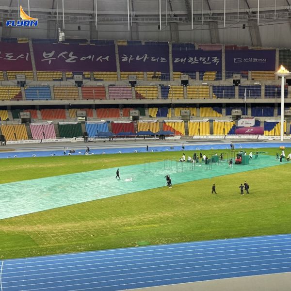 Buy cheap Weight 8kg / Tile 6 Years Warranty High Impact Resistance Portable Event Flooring for Grass Protection from wholesalers