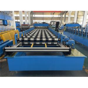 Wire Electrode Tile Roll Forming Machine 11 Stations Cutting Structure 8m / Min