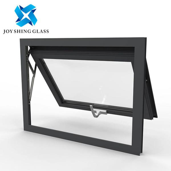 Waterproof Aluminum Awning Window Customized Skylight Glass Windows