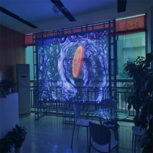 Buy cheap Flexible Transparent Glass LED Screen Wall Indoor Advertising Transparent LED Window Display from wholesalers