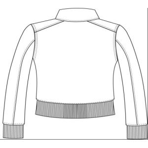 Buy cheap Womens PVC Leather Biker Jacket Dark Brown Color Plastic Zip Through LEDO1715 from wholesalers